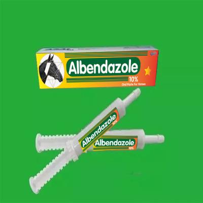 China Albendazole Veterinary Antiparasitic Drugs Ointment In Tube Packaging For Horses for sale