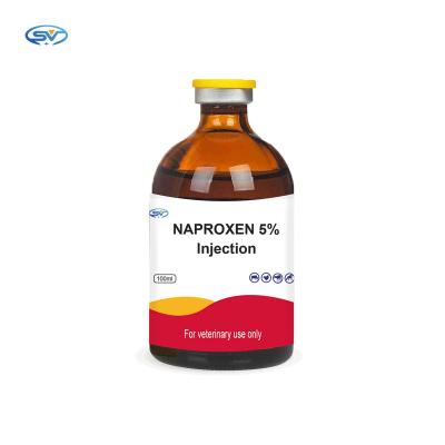 China GMP Veterinary Antiparasitic Drugs Naproxen Injection 100ml For Cattle Horses Dogs And Cats for sale