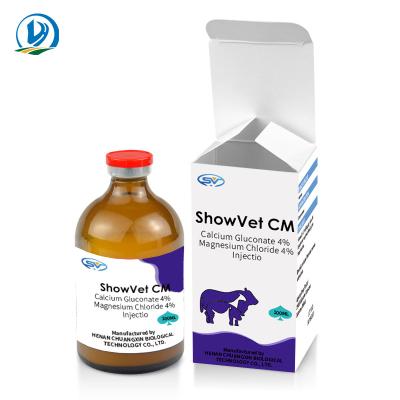 China Calcium Gluconate 4% + Magnesium Chloride 4% Veterinary Injectable Drugs For Cattle Sheep for sale