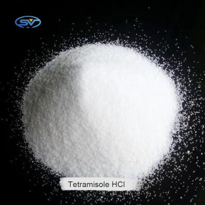 China Suministro de fábrica veterinaria CAS 5086-74-8 Tetramisole HCl Medicamento Grado Antibióticos solubles en agua en venta