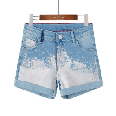 China Factory direct sale children's jeans shorts kids summer girls breathable denim shorts for sale