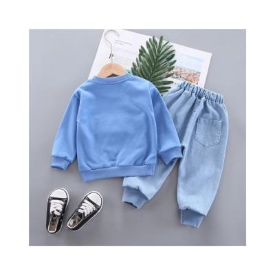 China Wholesale High Quality Elastic Kids Clothing Sets Boys Long Sleeve Suit Lightweight Luxury Kids Boy Tracksuit for sale