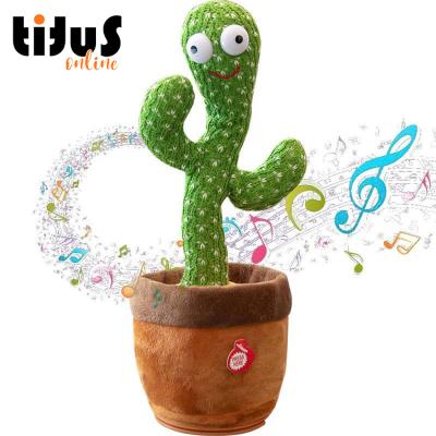 China B1008 Dancing Cactus Toy 120 Singing Song Talking Recording Stuffed & Plush Toy Animal Toy For Kids for sale