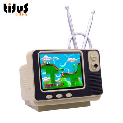 China Game Playing GV300 3inch Retro Mini TV Console Element 108 In 1 Video Classic Game Handheld Player Game Console With Two Gamepads for sale