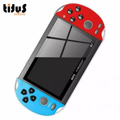 China HD Video Games Console 8G X7plus Large Screen Handheld Classic Game X7 Game Player 4.3 Inch HD Retro Mini Video Game MP5 Console for sale