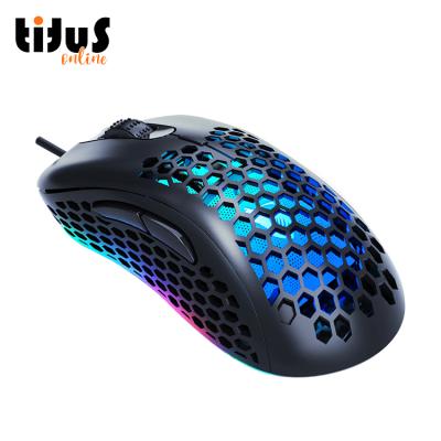 China G540 Gaming Mouse RGB Backlit Lightweight USB Core 6400dpi 6Keys Backlit Gamer Wired Gaming Ergonomic Glowing Mouse for sale