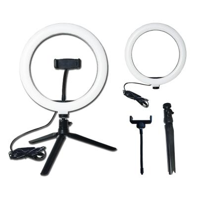 China F532F1C 10 Inch LED Selfie Phone Holder LED Selfie Stick Tripod Stand PORTABLE LED Selfie Ring Light Dimmable for sale