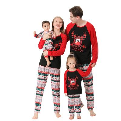 China 2021 QUICK DRY Christmas Pajamas Family Matching Custom Christmas Family Christmas Pajamas for sale