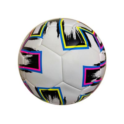 China Heavy Duty Quilted Kick Training Game Machine Football Size 5 PVC Leather Promotion Football Eco - Friendly for sale