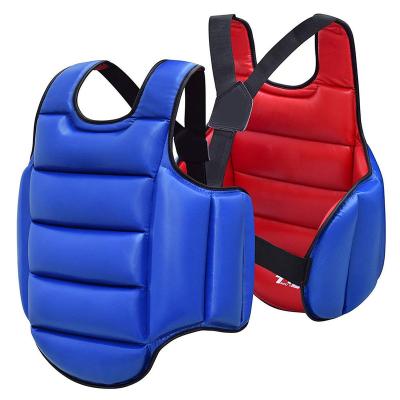 China Eco-friendly Hot Selling Training Thick Boxing Body Protector Muttahida Majlis-e-Amal Protectors Karate Sports Boxing Chest Guard for sale