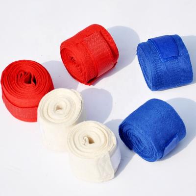 China 180 Inch Soft Custom Elastic Cotton Hand Wrap Roll Boxing Hand Wrap for sale