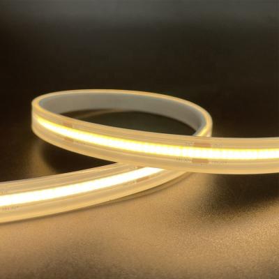 China Hotel / Office / Supermarket COB Light Strip With 480 Chip 8W Flexible DC 12V/24V COB Led Strip For Hotel for sale