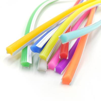 China Soft Light Wholesale Customized 6mm*10mm Flexible Silicone Neon Tube For Separate Neon Lamp for sale