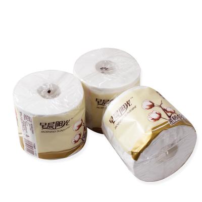 China Eco-Friendly Softness And Strength Premium Toilet Paper Roll Toilet Paper 3-Ply Embossed Bath Paper 450 Sheets Per Roll for sale