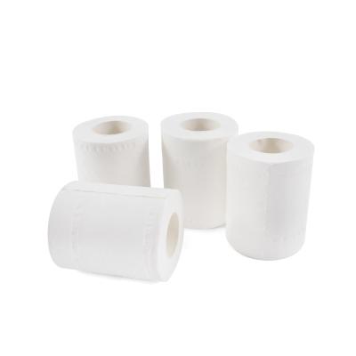 China Eco-Friendly Extra Soft and Strong Toilet Paper Tissue Virgin Wood Pulps Hygienic Non-Fluorescent Agent Spot Case Paper Rolls Pack of 10 Rolls for sale