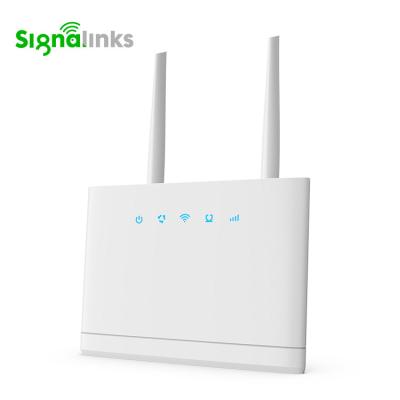 China No Signalinks Wifi 4G 3G SIM Card Router 300Mbps Network External Antenna LTE 4g Mobile Router for sale