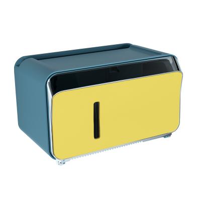 China Modern Hot Sale Acrylic Tissue Box With Drawer Cube Acrylic Tissue Box Restaurant Acrylic Tissue Box ZJH for sale