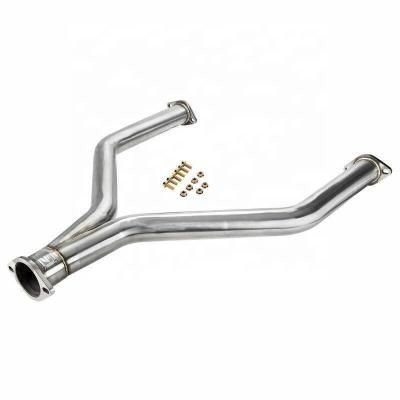 China PACKING STAINLESS EXHAUST Y-PIPE FOR 07+ 350Z 370Z G35 G37 Q50 HR ENGINE 350Z for sale