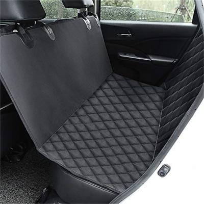 China Large Waterproof Black Dog Car Seat Swing Back Mat Blanket Waterproof Back Dog Car Seat Cover Heavy Duty Truck Protector for sale