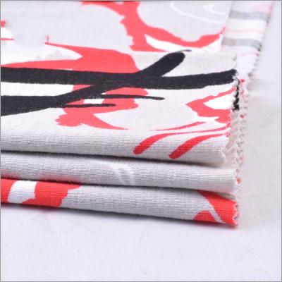 China Rusha Textile Single Jersey Printed 95% Viscose 5% Spandex Stretch Knitted Rayon Fabric for Sale for Garment for sale