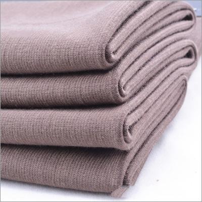 China Best Sell Rusha Textile Single Jersey Plain Dyed 96% Viscose 4% Spandex Open End OE Spun Rayon Elastic Knitted Fabric for sale