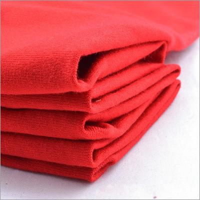 China Mulinsen Textile Plain Dyed Single Jersey Knitted Spun Rayon Fabric Viscose 95% 5% Elastane for sale