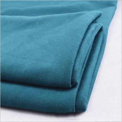 China Rusha Textile Reactive Dyeing 30s Vortex Viscose Heavy Polyester Spandex Fabric for sale