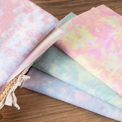 China Wholesale Factory Textile Knit Jersey 100% Cotton Tie Dyed Fabric For Shirt for sale