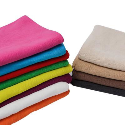 China High Quality 100% Cotton Plain Knit Coarse Fabric for sale