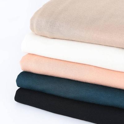 China High Quality Elastic Knitted Soft Rib Viscose Spandex Fabric For Garment for sale