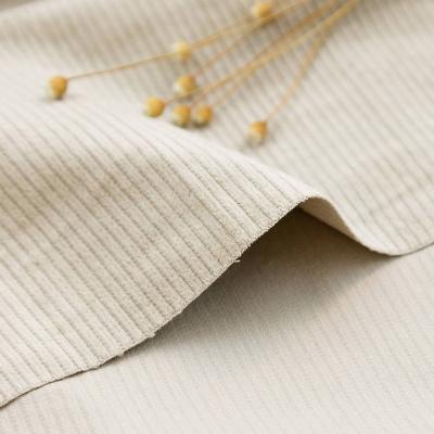 China Popular Textiles 8 Wale Corduroy Woven Fabric For Garment for sale