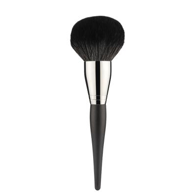 China Angular Blush RANCAI 1Pc Large Powder Brush Blush Brush Loose Makeup Powder Black Handle Make Up Single Brush for sale