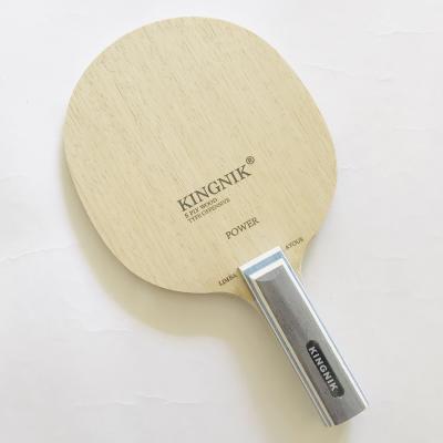 China KINGNIK POWER WOODEN PING PONG BLADE 5PLY POWER (similar as Butter Fly's PERT Korbel) for sale