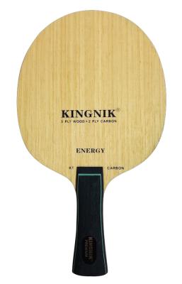 China KINGNIK ENERGY PING PONG BLADE 5PLY WOOD+2PLY CARBON ENERGY SERIES for sale