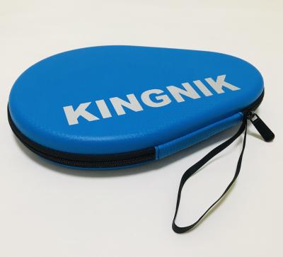 China BLUE KINGNIK COLOR PING PONG CASE BLUE (SQUASH SHAPE for 1 racket) for sale