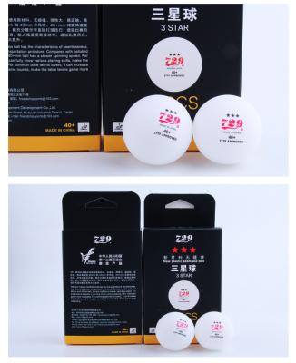 China PU Plastic Friendship ITTF 40+ Seamless Table 729 Three Star Plastic Tennis Ball for sale