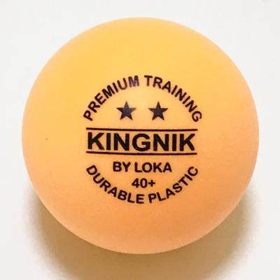 China Unique ABS plastic KINGNIK 2star by LOKA premium training table 40+ orange plastic tennis ball for sale