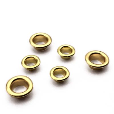 China Factory supply nickel-free round copper eyelets factory directly sells large quantities of stock for sale