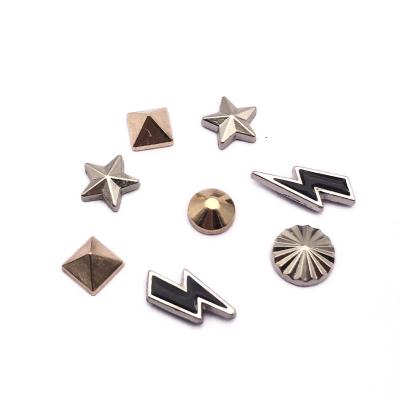 China Garment Factory Supply Custom Color Spike Studs Metal Rivet for Handbag Leather Shoes and Clothing for sale