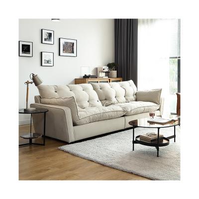 China Modern Minimalist Sofa Feather Cotton Sofa Living Room Sofa Combination Of NO--Washing Modern Technology Fabric for sale