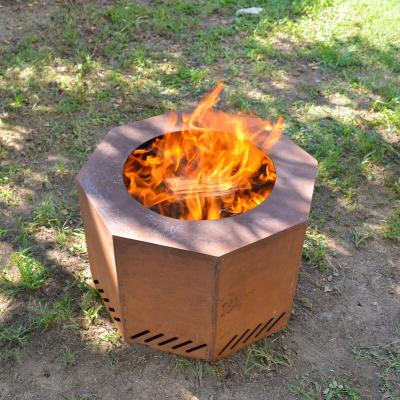 China Stored Fire Wood New Design Fire Burning Pit For Outdoor for sale