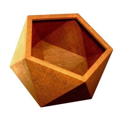 China Quality Guaranteed Rustic Unique Metal Furniture Pot Outdoor Planter for sale