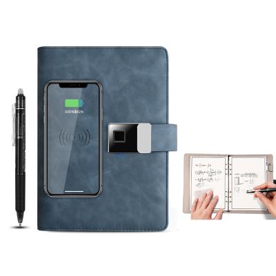 China Ship Cloud LCD Notepad Rocketbook Notebook Drawing Tablet Fingerprint Erasable Smart Notebook Sheet Ready for sale