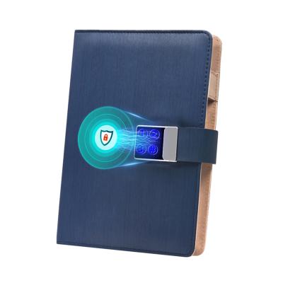 China 2020 New Arrival Power Bank Wireless Charging Power Bank Privacy Protect Digital Lock Notebook For Business for sale