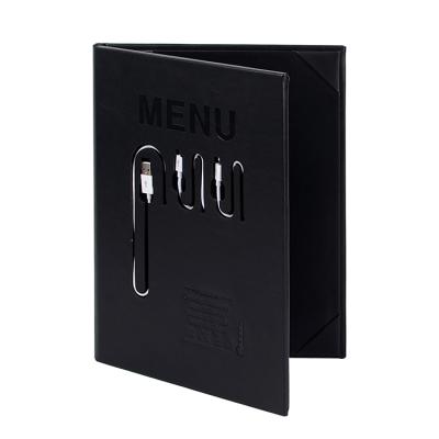 China Business.office.gift Menu Sheets Load Power Bank PU Leather 2 View for sale