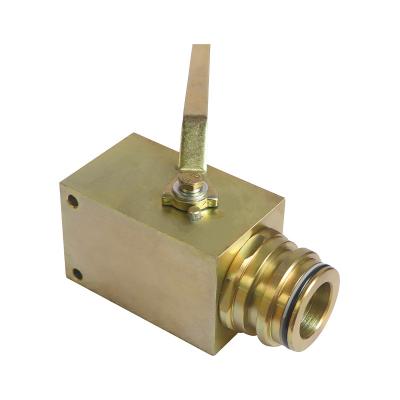 China Long Life Time Top Selling Manufacturer Coaling Spare Parts Stop Ball Valve Safety Brass Ball Valve for sale