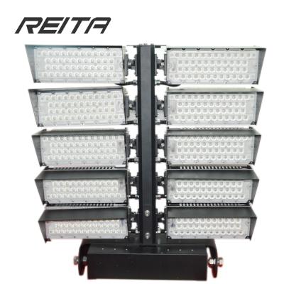 China Sports Stadiums Best Price IP66 1200Watt Led Light High Mast Football Stadium DLC ETL CE ROHS Sports Lighting Adjustable Module High Mast for sale