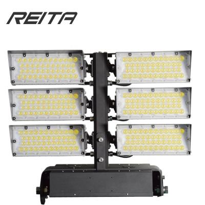 China Sports Stadiums Projection Lamp 600w 720Watt Led High Brightness Mode High Power Light Pole Black Body Item Lighting Cool Evo Rohs for sale