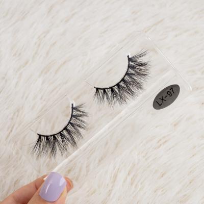 China Thick 3d mink whips new seller style cruelty free handmade fluffy 3d mink whips wholesale high quality mink lashes for sale