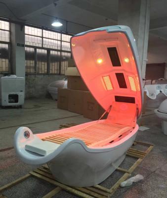 China Skin tighten health and beauty spa far infrared capsule steam sauna cabin LK-216A used beauty salon for sale